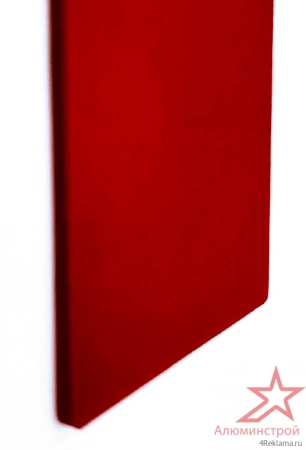 Цветное акриловое стекло ALUGLAS цвет красный