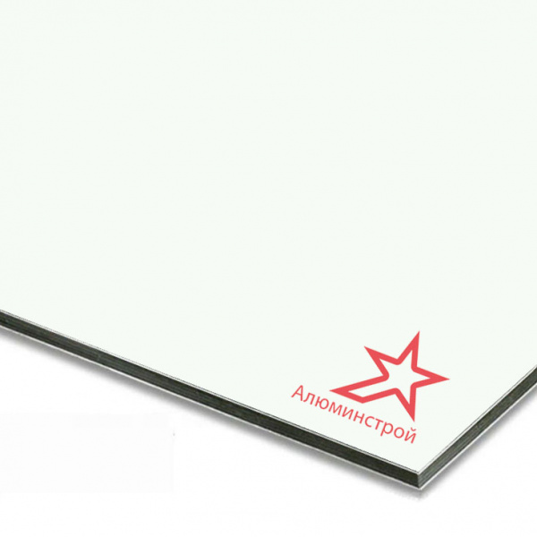 Алюминиевая композитная панель 3 мм (0.3) 1500х4000 RAL 9016